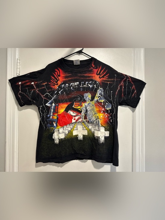 Brockum Other - VTG ‘91 Metallica Sz:XL Brockum AOP First Five Albums Single Stitch Band Tee.